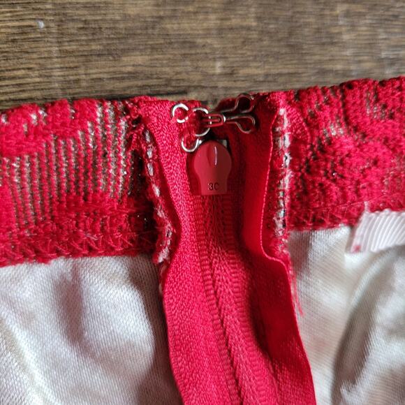 Francesca's Red Strapless Wide-Leg Jumpsuit NWT Women's Size Medium - Picture 9 of 15